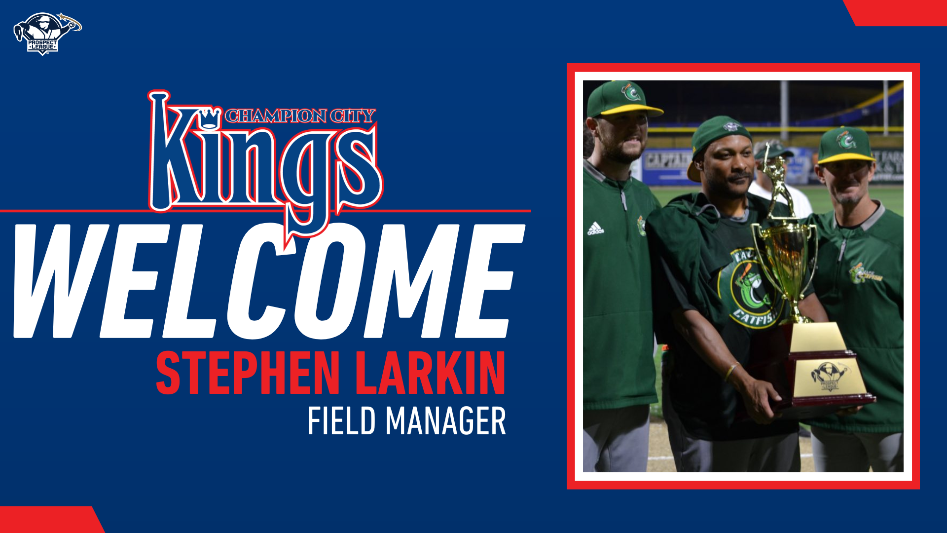 Stephen Larkin Returns to Prospect League as Champion City Kings Manager
